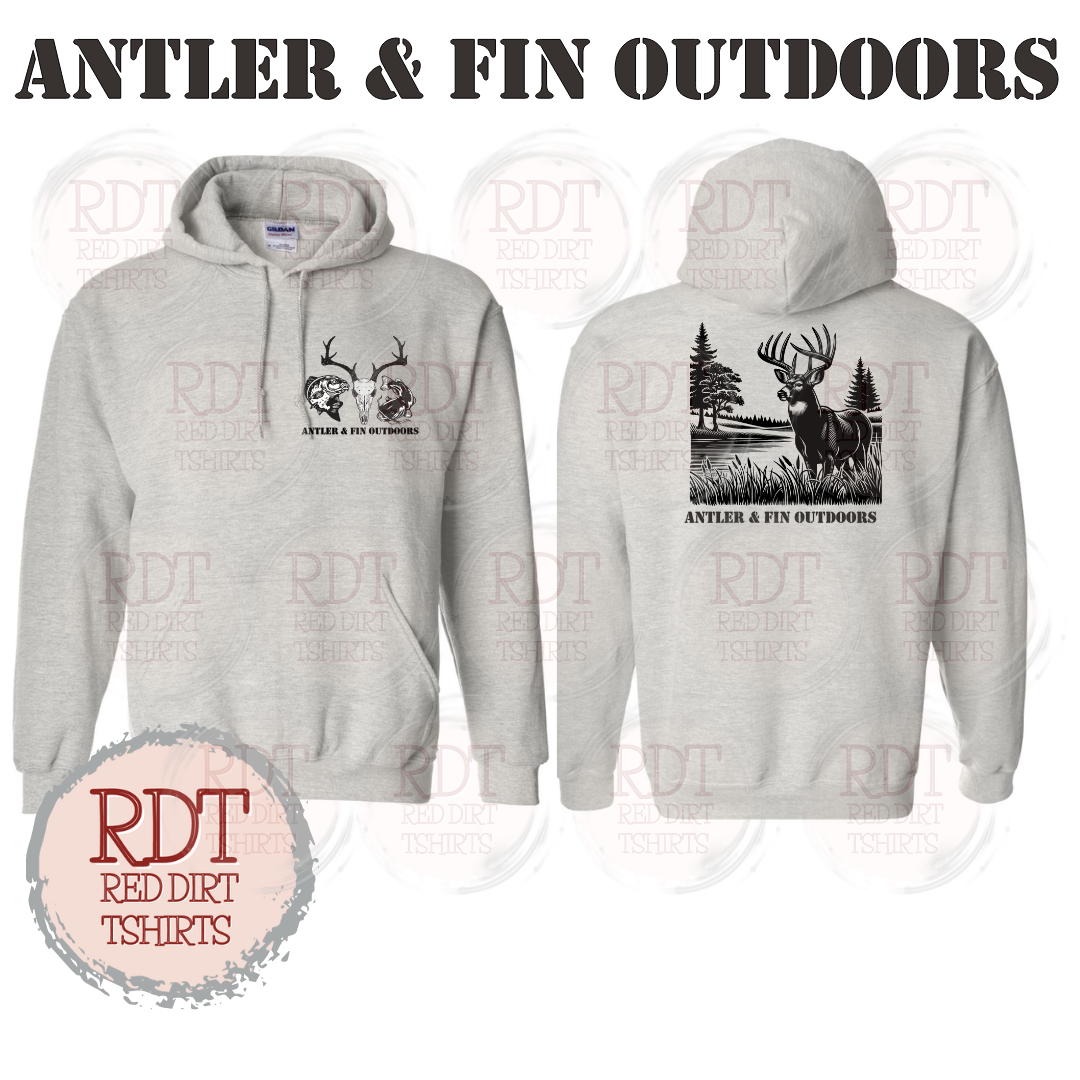Antler & Fin Bucklake 2 Hooded Sweatshirt