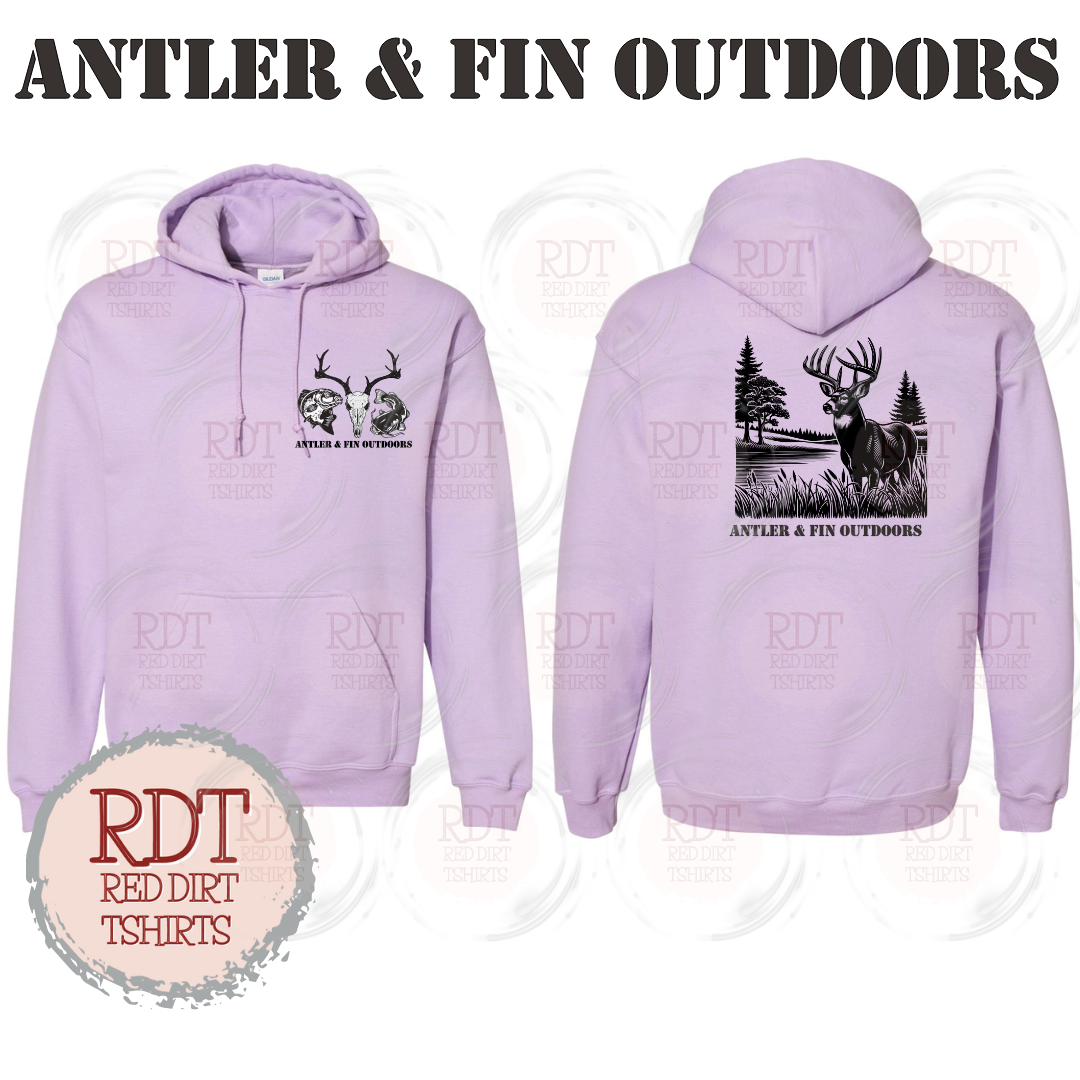 Antler & Fin Bucklake 2 Hooded Sweatshirt