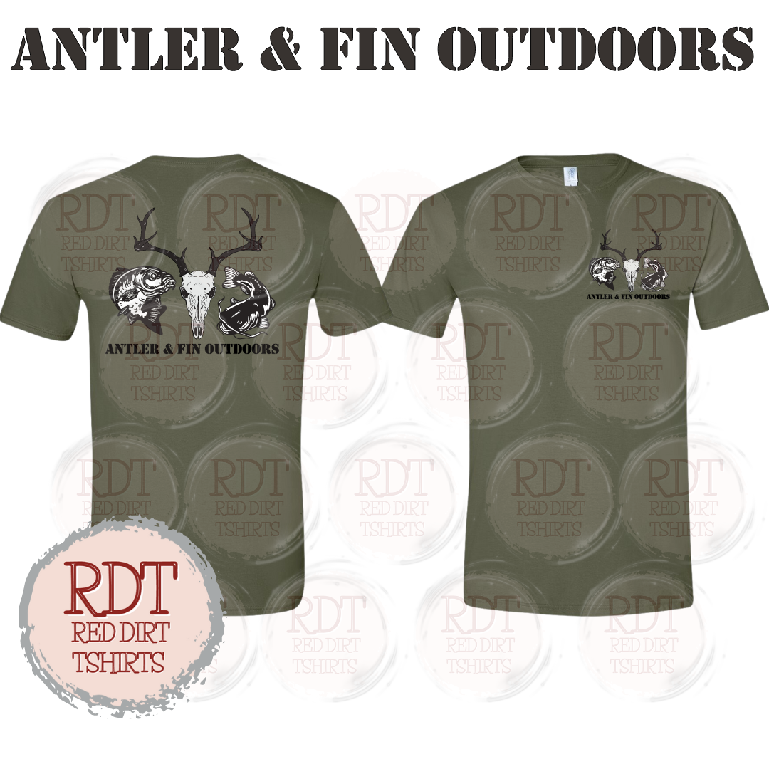Antler & Fin Outdoors OG Logo Tshirt