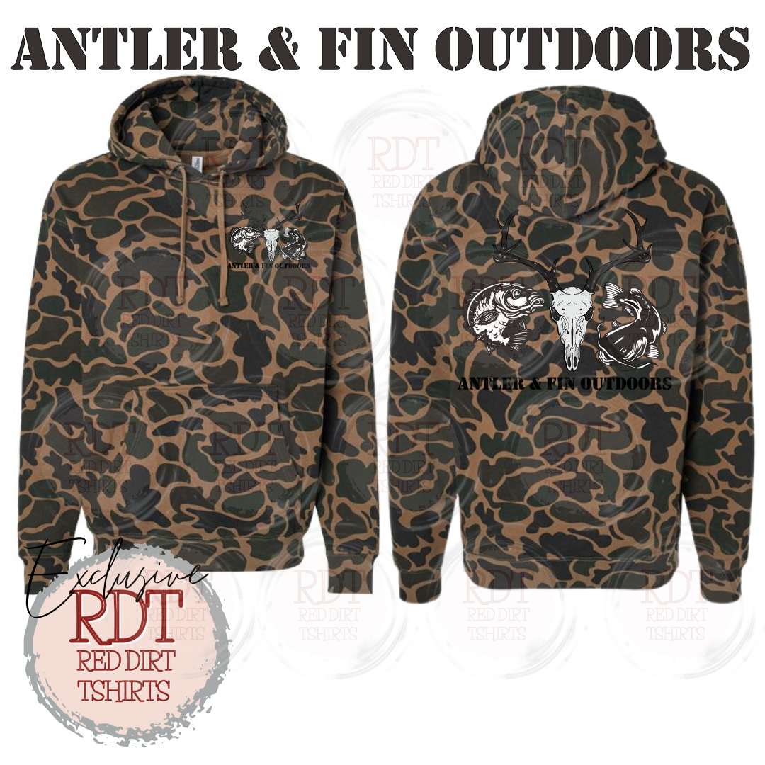 Antler & Fin OG Logo Hooded Sweatshirt