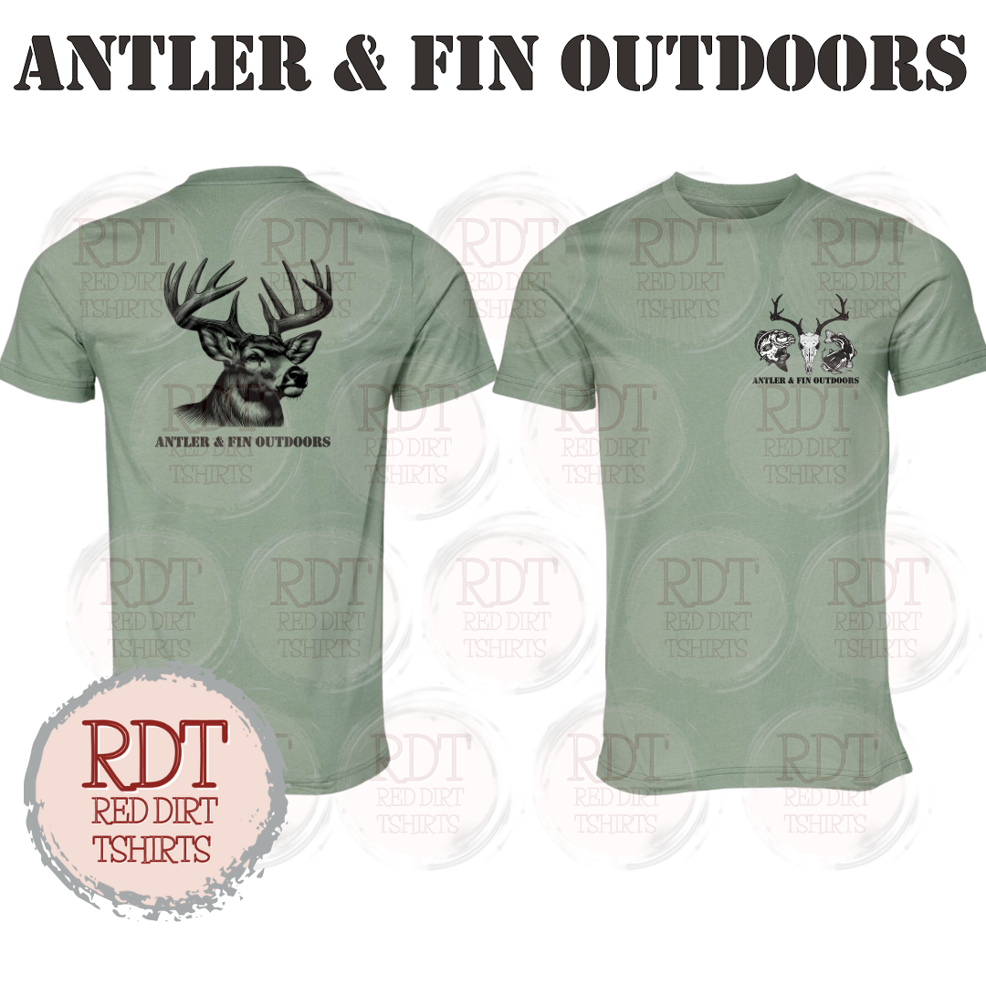 Antler & Fin Outdoors Deer Head Tshirt