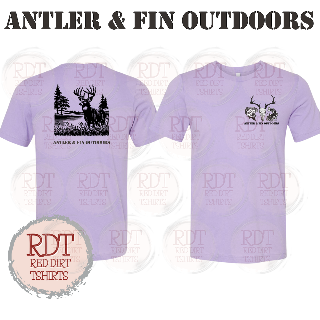 Antler & Fin Outdoors Bucklake 2 Tshirt