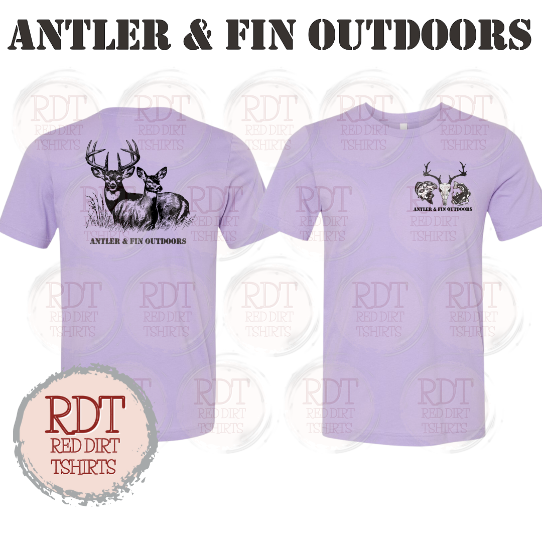 Antler & Fin Outdoors Buck and Doe Tshirt