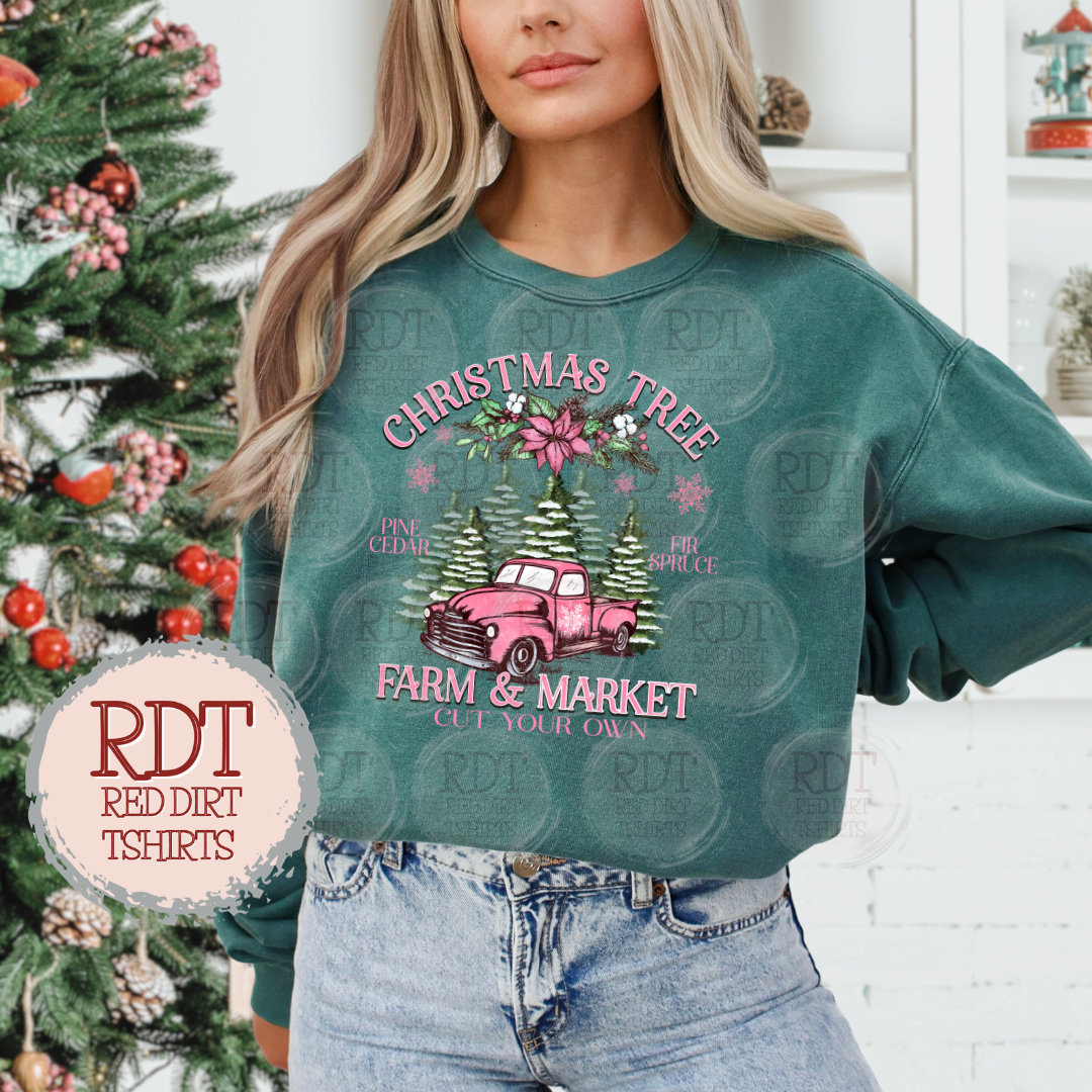 Christmas Tree Farm & Market Pink