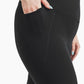 Curvy Tapered Band Essential High Waist Leggings