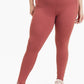 Curvy Tapered Band Essential High Waist Leggings