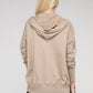 French Terry Acid Wash Kangaroo Pocket Hoodie
