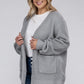 Plus Low Gauge Waffle Open Cardigan Sweater