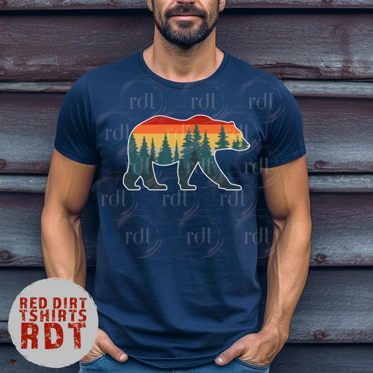 Bear Hiking Retro