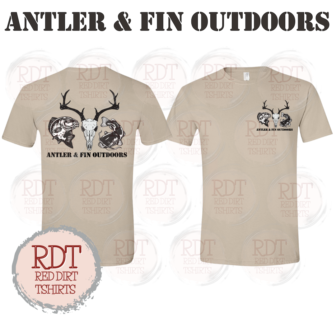 Antler & Fin Outdoors OG Logo Tshirt