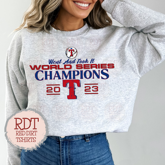 Texas Rangers WS Champs 2023