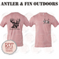 Antler & Fin Outdoors Deer Head Tshirt