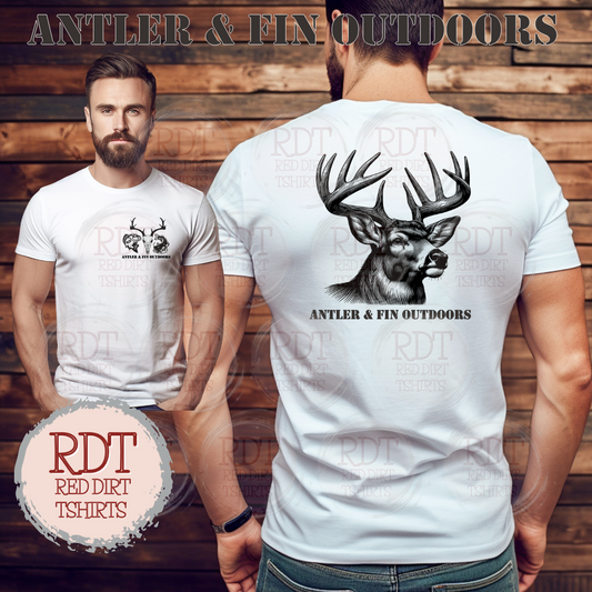 Antler & Fin Outdoors Deer Head Tshirt