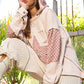 POL Star Patchwork Raw Edge French Terry Hoodie
