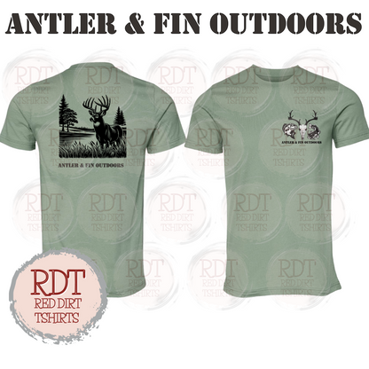 Antler & Fin Outdoors Bucklake 2 Tshirt