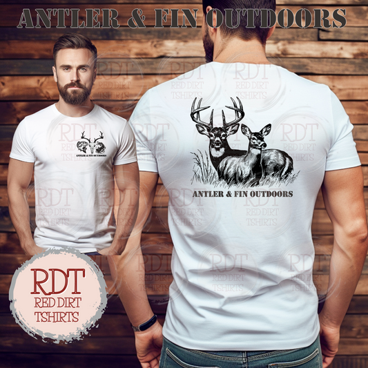 Antler & Fin Outdoors Buck and Doe Tshirt