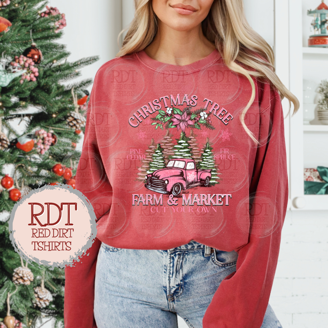 Christmas Tree Farm & Market Pink