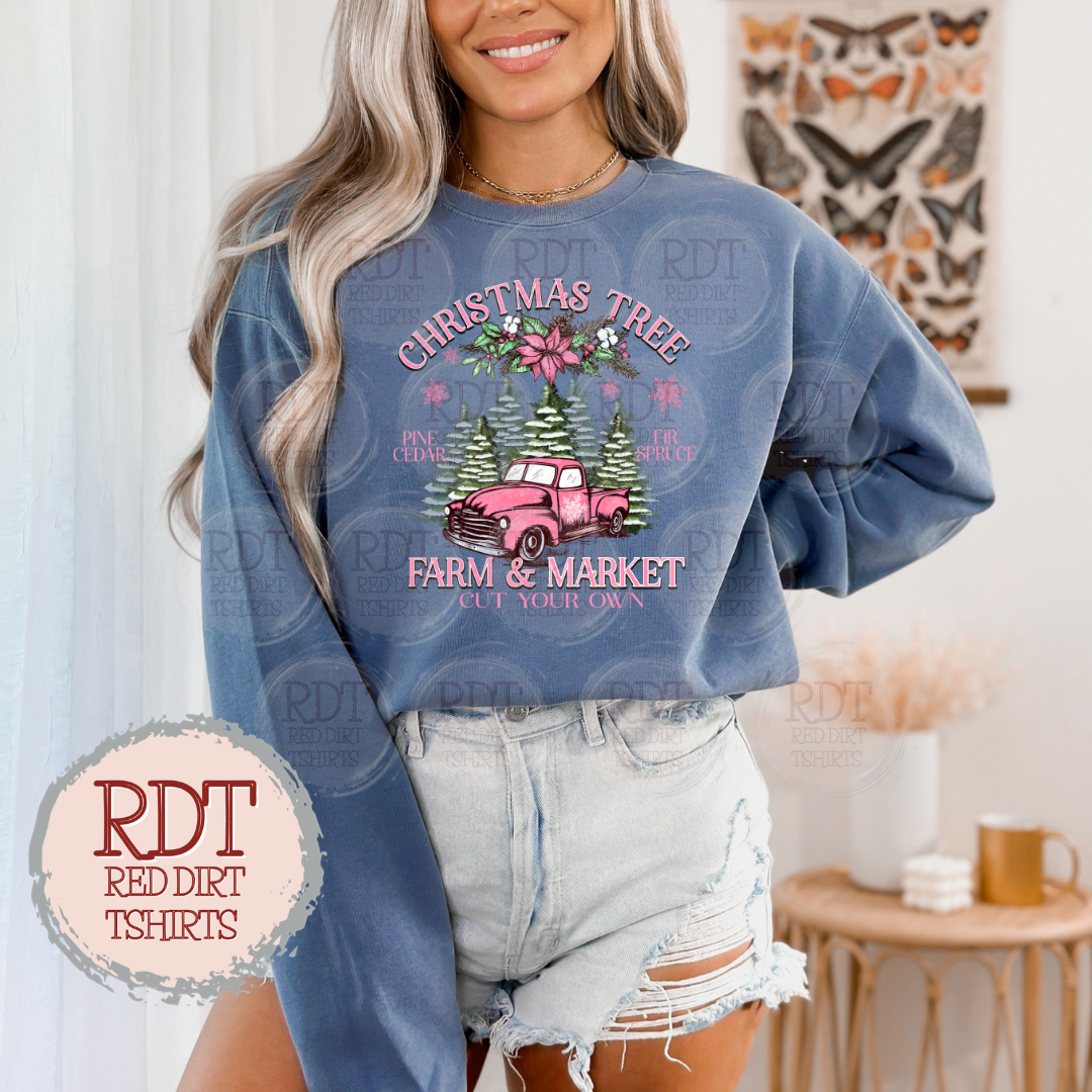 Christmas Tree Farm & Market Pink