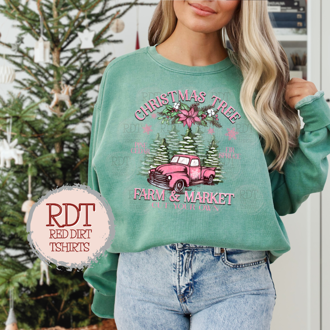 Christmas Tree Farm & Market Pink