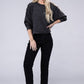 Brushed Melange Hacci Oversized Sweater
