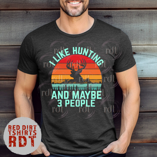 I Like Hunting Retro
