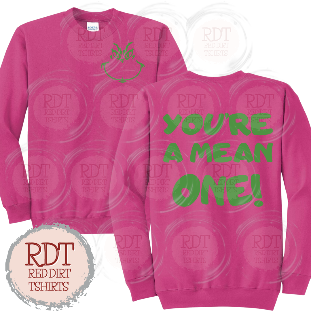 You're A Mean One Grinch  PUFF VINYL