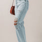 SYNZ Distressed Buttoned Jeans with Pockets